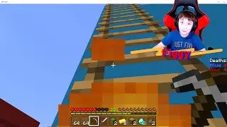 Dying OVER and OVER on LUCKY Block Race | Minecraft