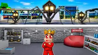 Postavil Jsem BUNKR před HOUSE HEAD v Brookhaven...(Strašidelné)