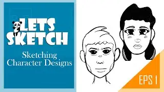 Lets Sketch | episode One | clip studio paint | Character Design