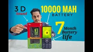 itel power 900 keypad mobile10000mAh battery,7 month battery life and big battery in a keypad mobile