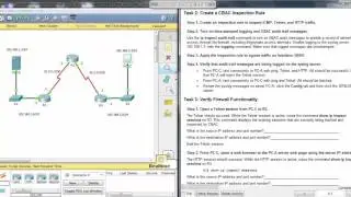 CCNA Security chapter 4 : PTActivity  Configuring Context-Based Access Control (CBAC)