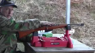 using Battle sights Carcano M91/38 Cavalry Carbine at 50 and 100 yards