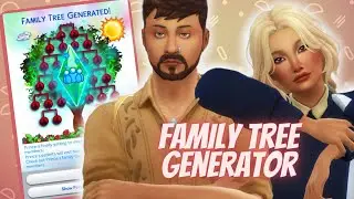 THE BEST FAMILY TREE GENERATOR!! | Mod Review | The Sims 4