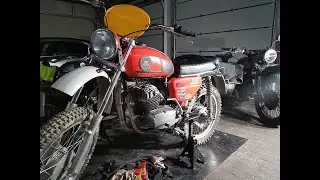 WSK 206ccm  Odbudowa składanie silnika pierwsza jazda po remoncie ! two stroke engine tuning  POLAND