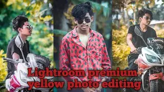 How to edit lightroom premium yellow colour photo editing 