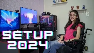 TOUR PELO MEU SETUP 2024 ❤