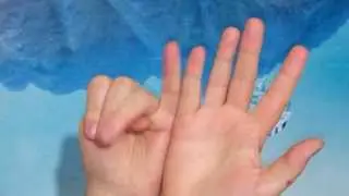 Счет по татарски на пальцах от 1 до 10