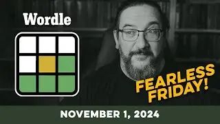 Doug plays today's NYT Wordle Puzzle Game for 11/01/2024