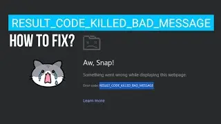 HOW TO FIX RESULT_CODE_KILLED_BAD_MESSAGE WHEN OPENING GOOGLE DRIVE DOCS | AW SNAP GOOGLE DRIVE