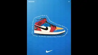 Commercial for Jordans using Adobe Photoshop CC 2021