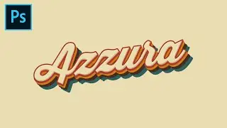 Retro Text Effect | Vintage Text | Photoshop tutorial