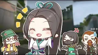 annoying my toxic teammates in valorant