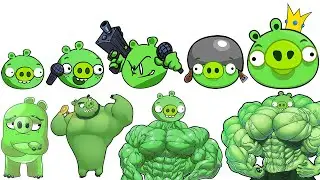 Niveles de Poder de Pig (Friday Night Funkin, Bad Piggies, Angry birds)