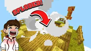 I Got Wrecked by Creepers In Minecraft One Block!