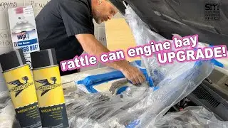 Restoring the T-Bird ENGINE BAY - Automotive Touch-up RATTLE CANS!