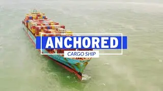Maersk Cargo Ship Anchored In Houston | Life At Sea