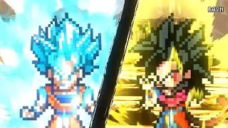 Goku vs Xeno Goku Teaser - [Sprite Animation]