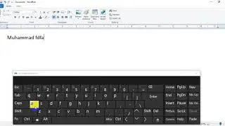 This is how you can write Muhammad صلى الله عليه وسلم on your laptop or pc in Arabic