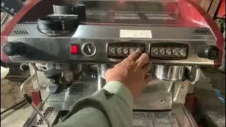#Expobar #coffee #machine double group with coffee #grinder