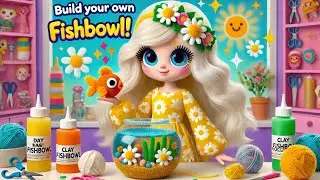 Build Your Own Fishbowl | DIY Pom-Pom Goldfish Craft with Miss Daisy!