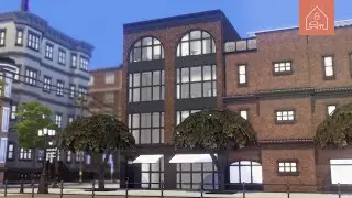 SOHO LOFT APARTMENT 🌃 | The Sims 4 Speed Build W/CC + Download Links