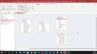 Access 2019 - Relationships between table data