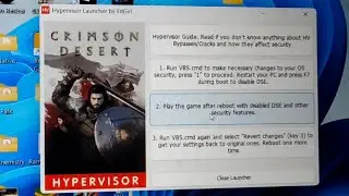 Hypervisor bypass repack installation guide Crimson Desert 