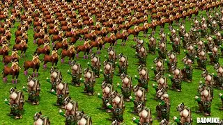 1500 CENTAURS VS 1500 TROLLS! INSANE TOTAL WAR | Age Of Mythology