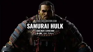 Samurai Hulk using Wrap 3 Lattice Node
