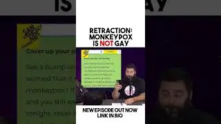 Monkey Pox is NOT a gay disease guys. Glad we corrected the record here.