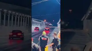 5.0 mustang drag races a 392 charger