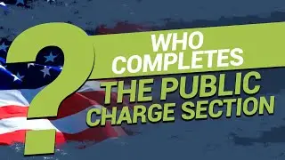 Who completes the Public charge section