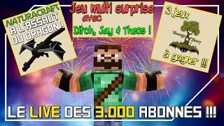 Le live des 3.000 abonnés : Naturacraft & Lethal Company !