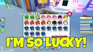 Making rainbow pets IN ROBLOX PET SIMULATOR X! GLITCH UPDATE