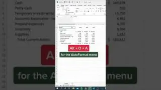 AutoFormat #cheatsheets #excel #exceltips #googlesheets #spreadsheet #tutorial