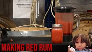 Making Red Rum For Halloween