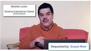 Public subscription mohim for  Mubasher Lucman in Urdu language