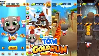 Non-Stop Run : Talking Tom Gold Run Game, Run With Champion Tom 
