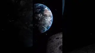 Earth and moon 🌙 🌏 #cosmos #planet #space #earth h