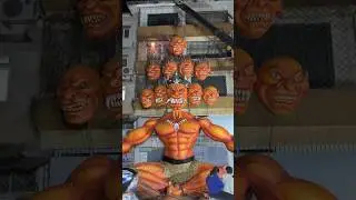 Narkasur in Goa with 10 Heads 2023 #narkasuringoa #goanarkasur #narkasur2023 #viral #shorts