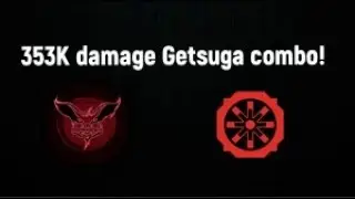 353K damage Getsuga combo! | Shindo life