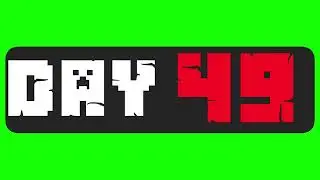 Day Counter Animation Green Screen BG(Minecraft)