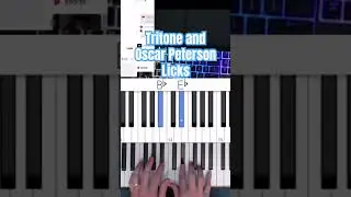Tritone and Oscar Peterson lick #shortvideo