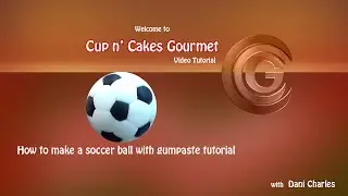 How to make a soccer ball tutorial |Air Dry  Clay | Cold Porcelain |Polymer Clay  Dani Tutorials