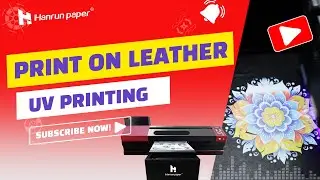 UV Printing On Leather | Hanrun paper UV Printing Solution