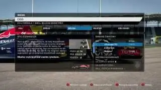 F1 2014 - Andrzej Borowczyk w polskiej wersji gry