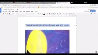 Ebook making in Google docs