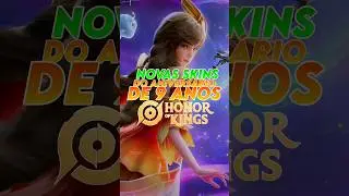 3 SKINS DE GRAÇAS NO ANIVERSÁRIO DE 9 ANOS DO HOKAS?! #honorofkings #hok #honorofkingsbrasil