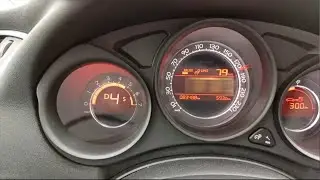 Citroen C4 B7 - Разгон до максимальной скорости!