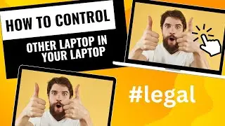 how to use your  laptop from another laptop|| telugu